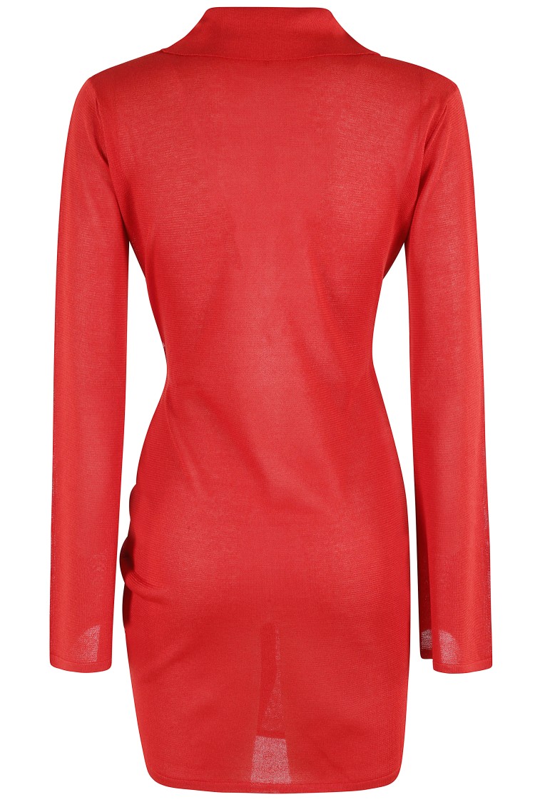 FEDERICA TOSI FEDERICA TOSI SHORT DRESS WITH FLEXAGE KNOT