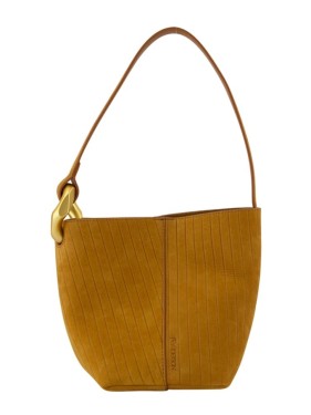 J. W. Anderson Corner' Bucket Bag In Light Blue Leather