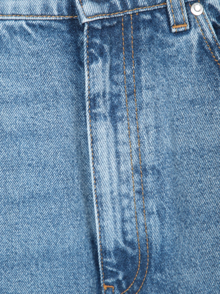 STELLA MCCARTNEY STELLA MCCARTNEY WIDE-LEG HIGH-WAIST DENIM JEANS