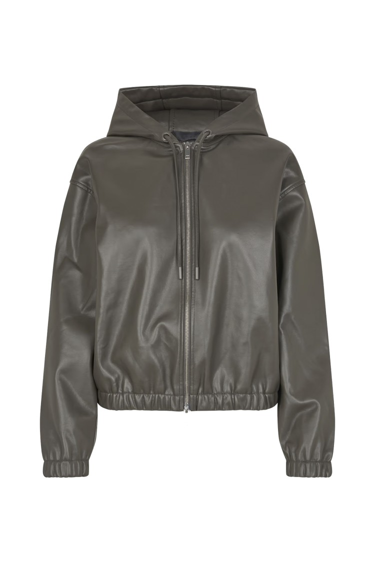 Samsoe & Samsoe Samsoe Samsoe Loose-fit Hoodie With Recycled Leather