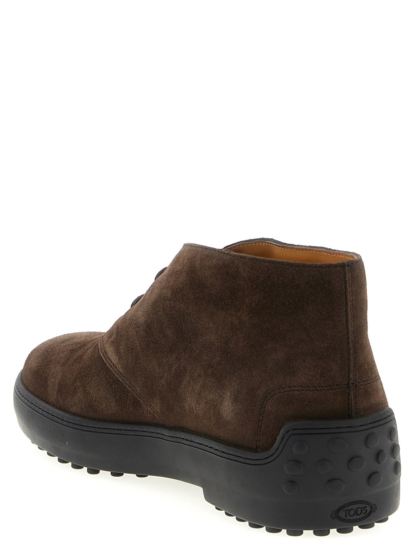 Tod's 'winter' Ankle Boots In Black