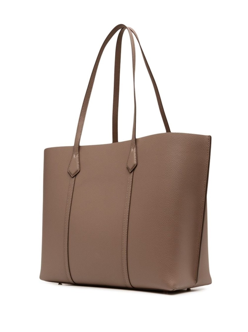 Tory Burch Perry Triple-compartment Tote In Brown