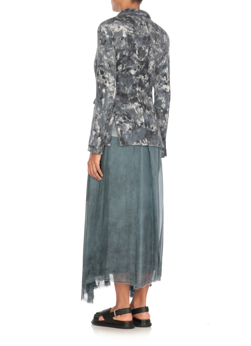 Avant Toi Blue Linen Blend Blazer