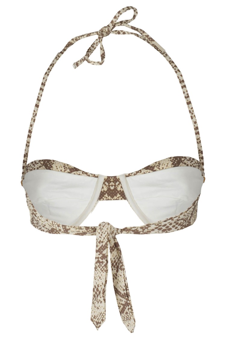 MELISSA ODABASH MELISSA ODABASH PYTHON PRINT BIKINI TOP