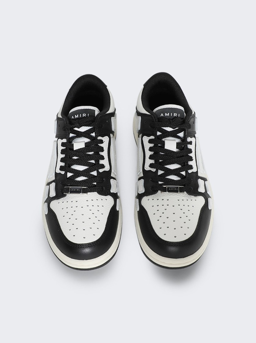 Amiri Skel Colour-block Leather Sneakers In White