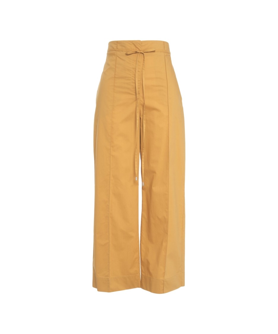 Liu •jo Liu Jo High-waisted Wide-leg Pants With Waist Belt