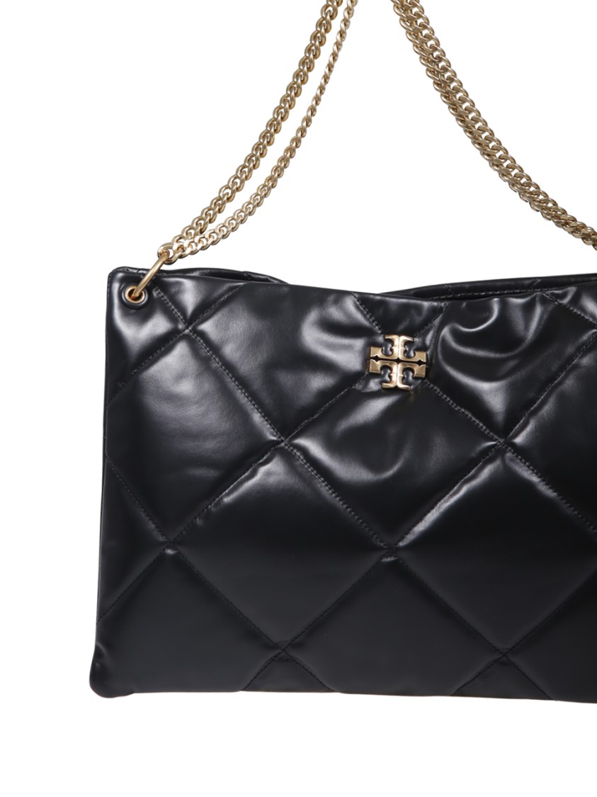Tory Burch The Kira Diamond Quilted Satchel Is Irresistibly Soft Thanks To Its Quilted Texture. A Cl In Black