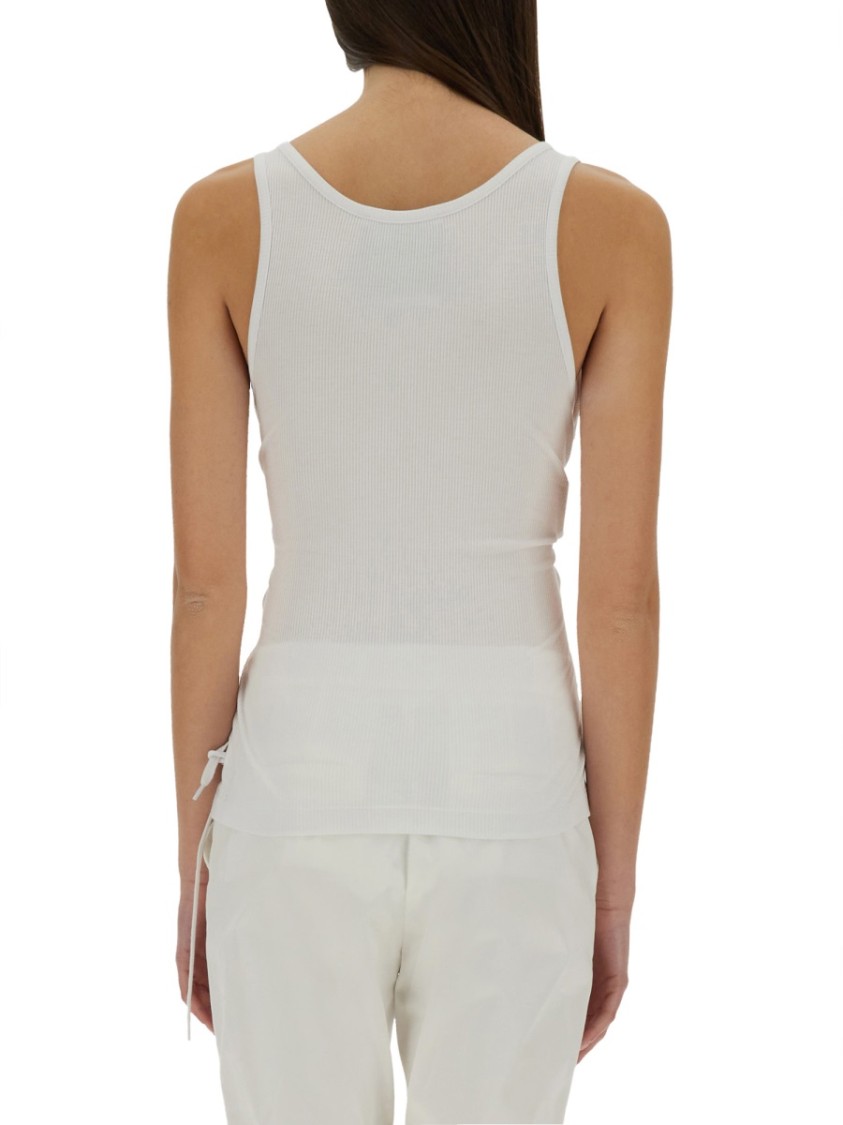 Moschino Sleeveless Shirt In White