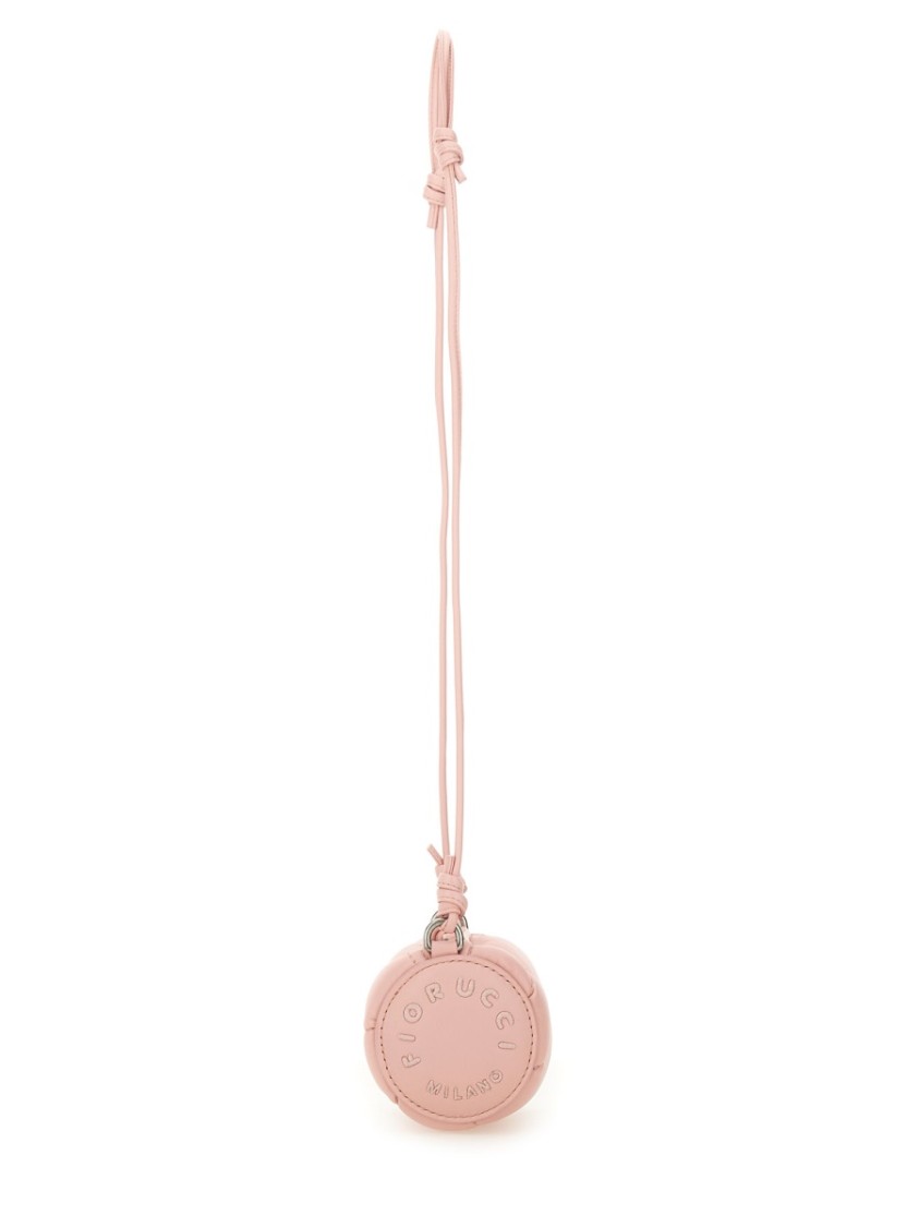 Fiorucci Cylindrical Quilted Micro Mella Bag In Pink