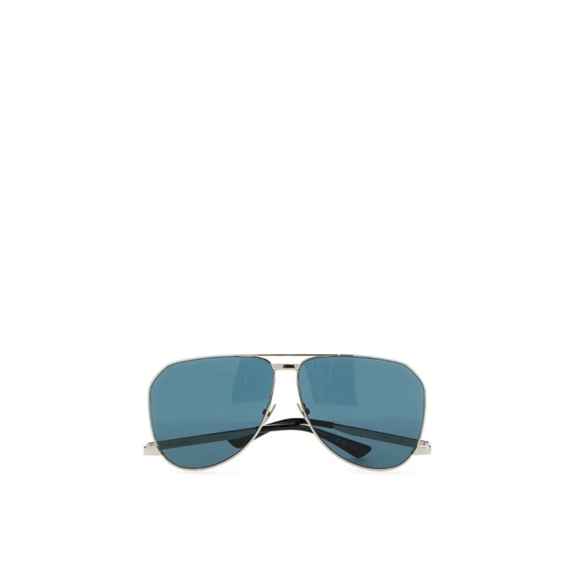 Saint Laurent Metal Sl 690 Dust Sunglasses In Silver