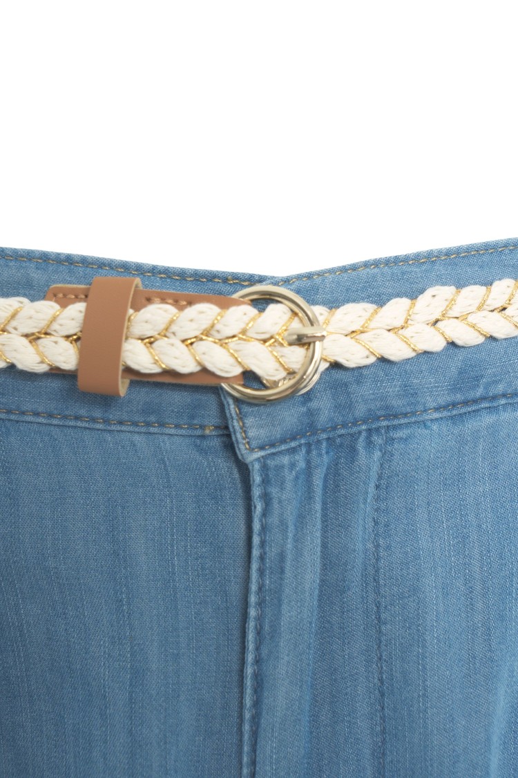 Shop Liu •jo Liu Jo Flared Pants With Buckled Waist Belt