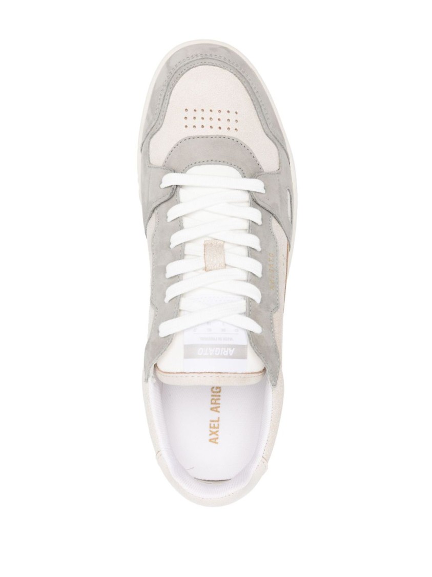 Axel Arigato Dice Lo Beige/light Gray Sneakers In White