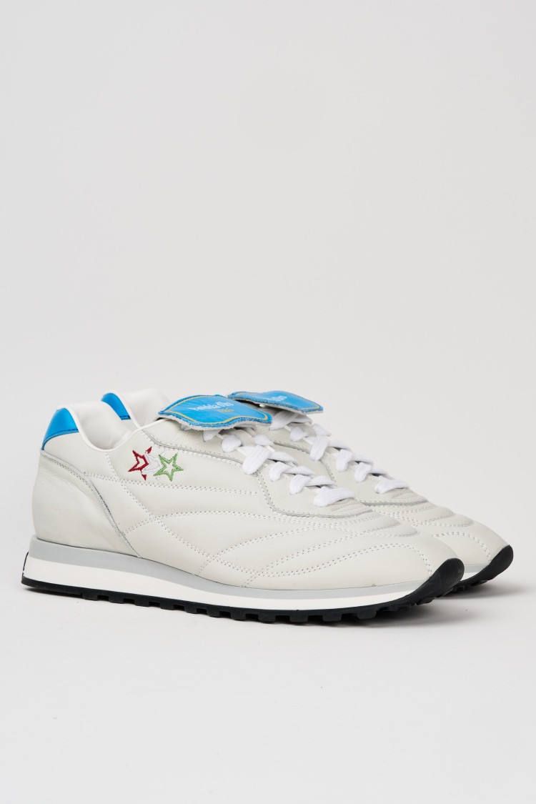 Pantofola D'oro Neutral Leather Pitch Sneaker