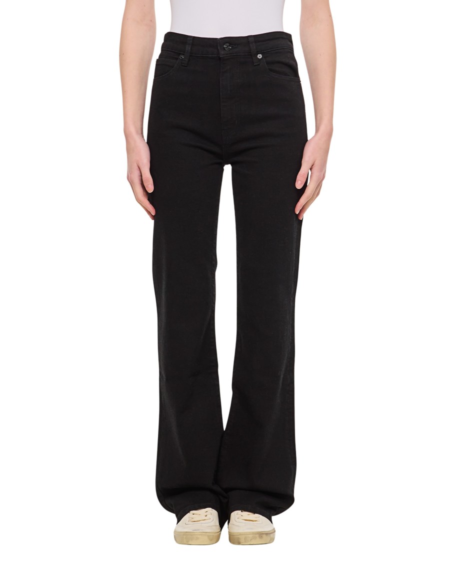 Shop Frame The Arrow Denim In Black