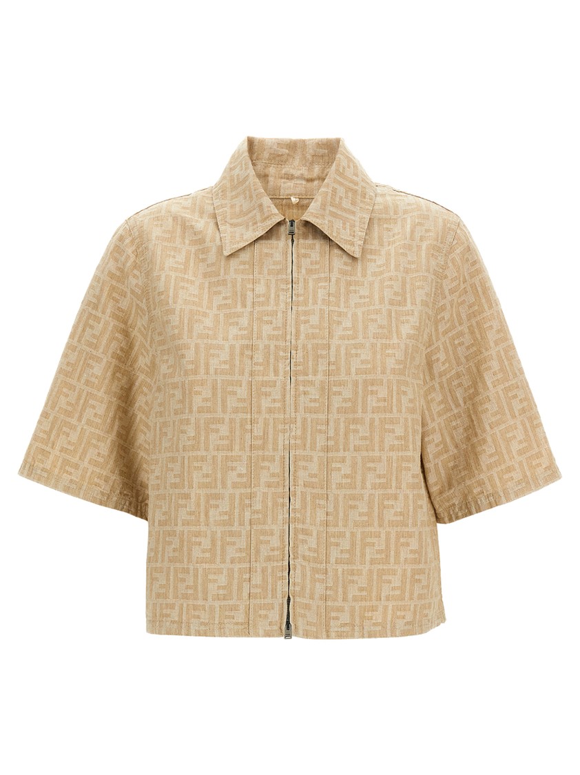 Fendi Ff Chambray Jacket