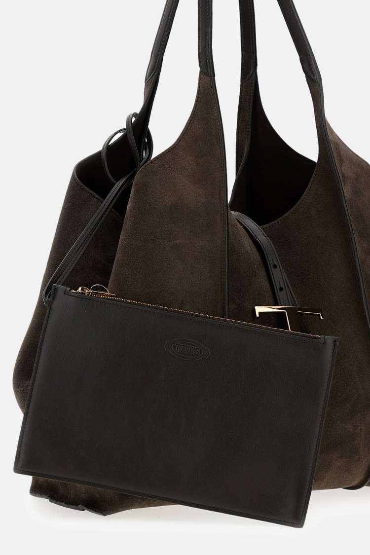 Tod's Tsb Medium Shopping In Brown