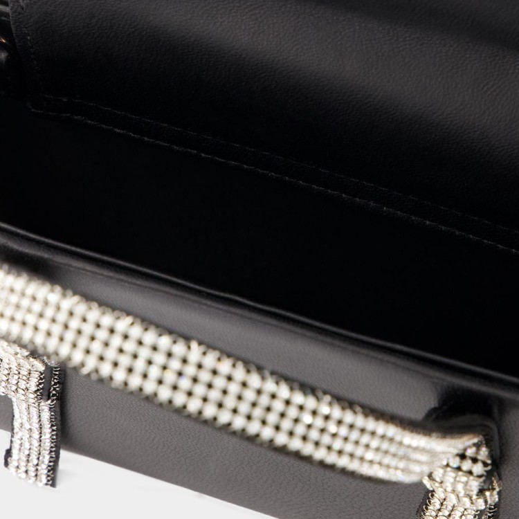 トートバッグ KARA Bow Midi Handbag - Kara - Leather - Black Kara Bow Midi Bag - Leather - Black in Black | THE LIST