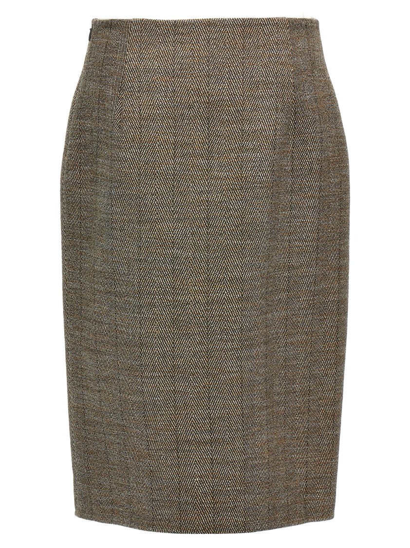 ミニスカート Stella Mccartney Geometric Split Tweed Skirt Stella Mccartney Geometric Split Tweed Skirt Mini | THE LIST