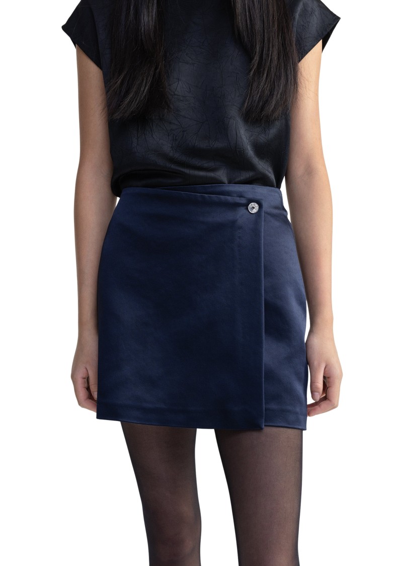 AERON AERON STELLA - HEAVY SATIN MINI SKIRT 