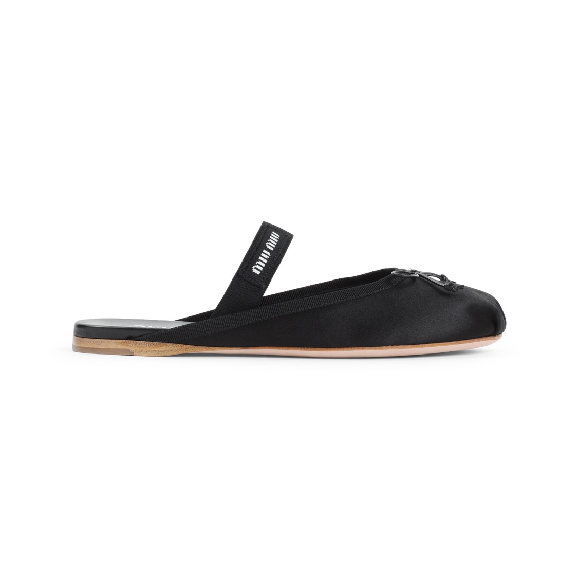 Miu Miu Black Viscose Mules
