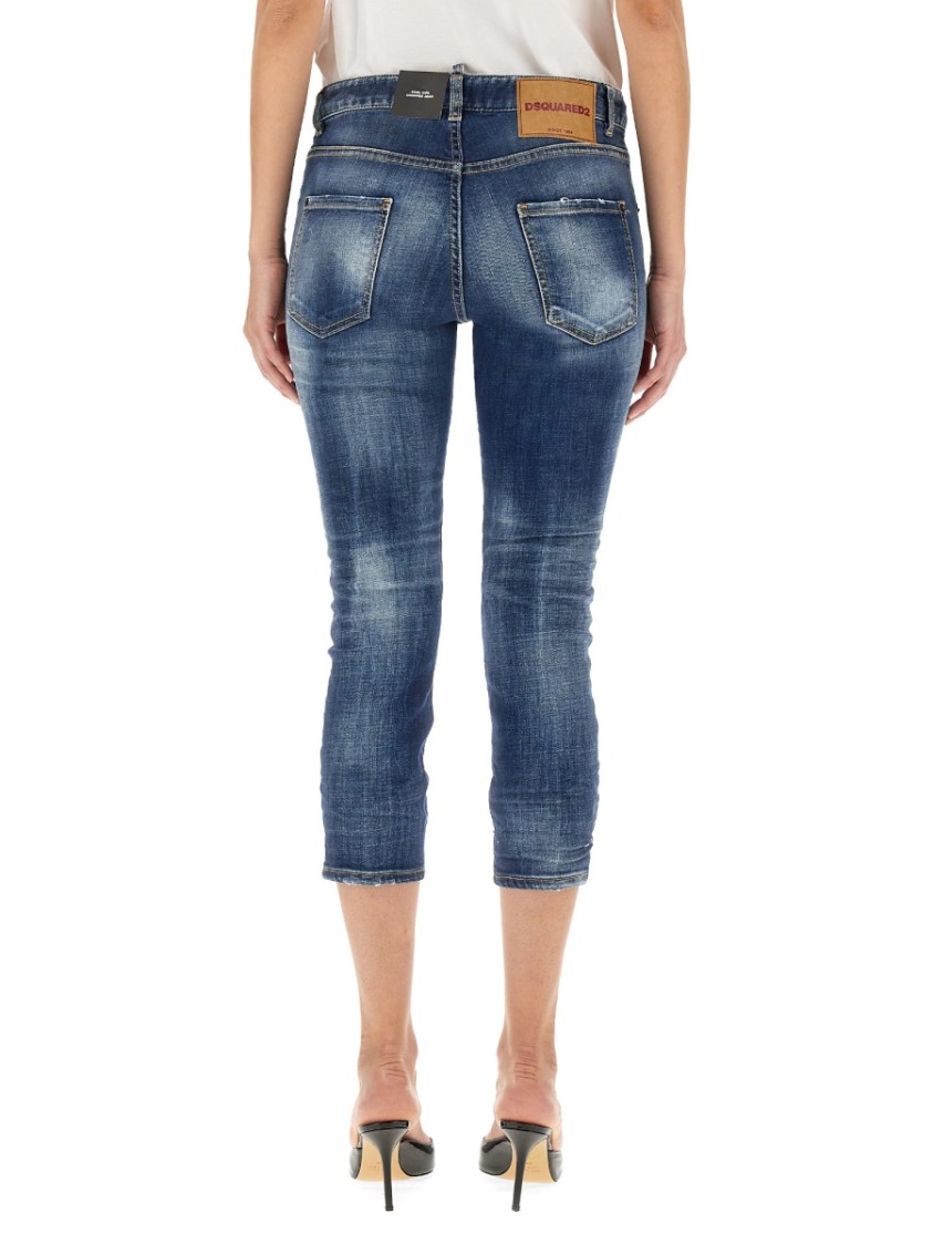 Shop Dsquared2 Cool Girl Jeans In Blue