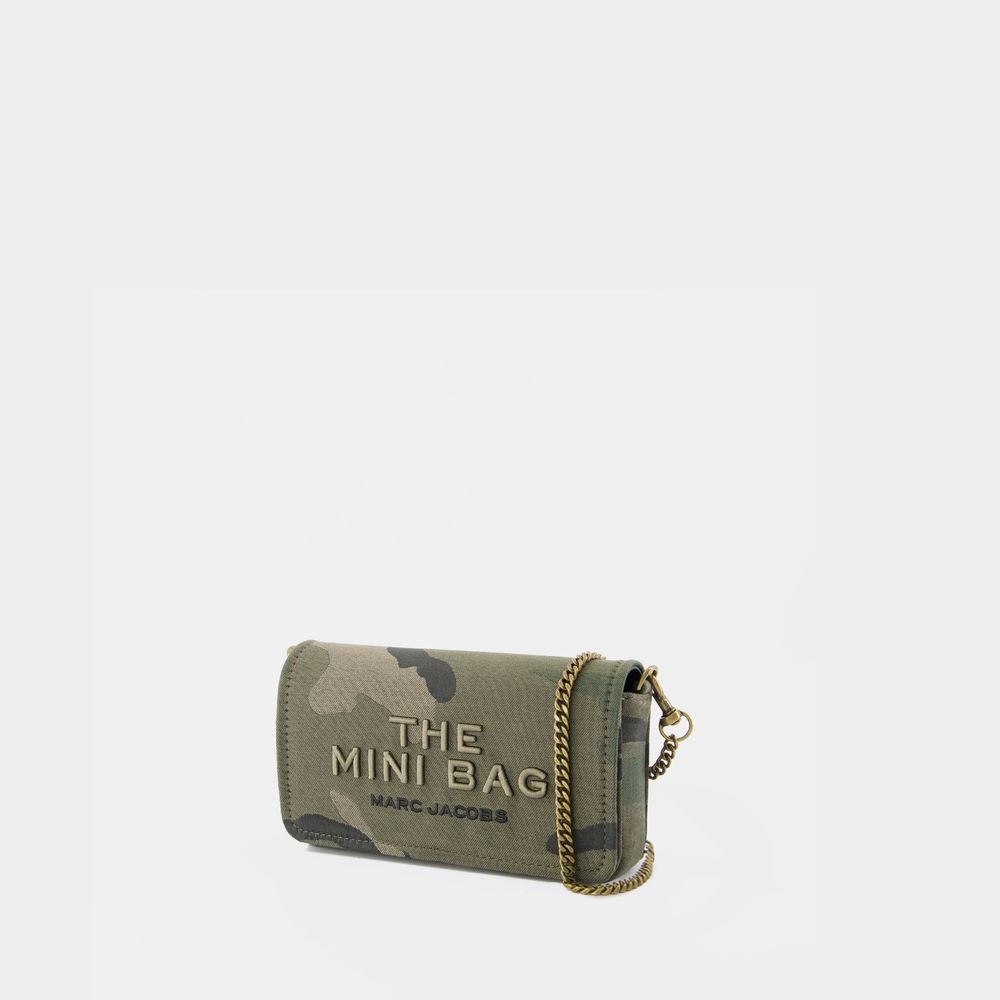 Marc Jacobs The Mini Crossbody - Cotton - Printed In Green
