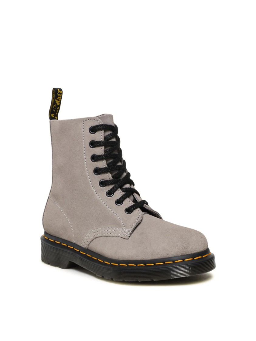 Dr. Martens' Dr. Martens 1460 Pascal Combat Boots In Gray