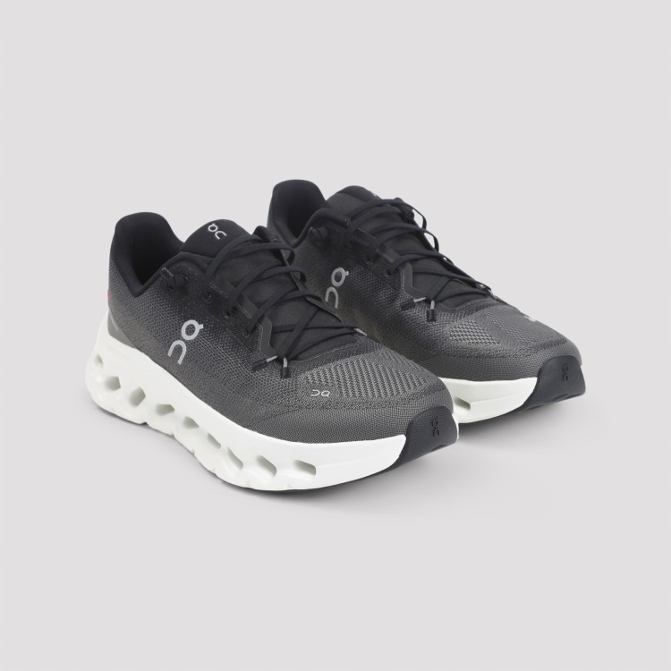 On On Black Asphalt Textile Cloudtilt Sneakers | THE LIST