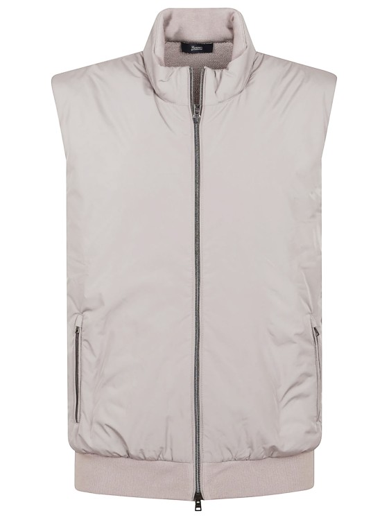 Herno Padded Nylon And Knit Sleeveless Casual Jacket | THE LIST