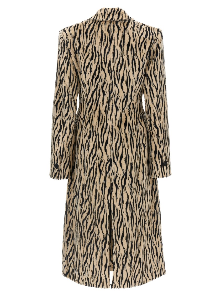 Rotate Birger Christensen Rotate Printed Faux Fur Coat In Multi