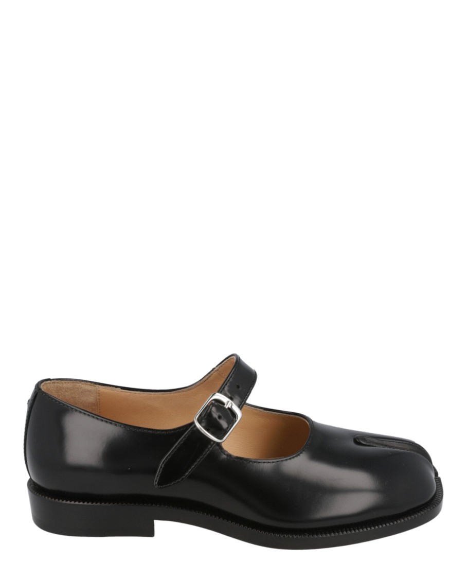 Maison Margiela Tabi Mary-janes In Black