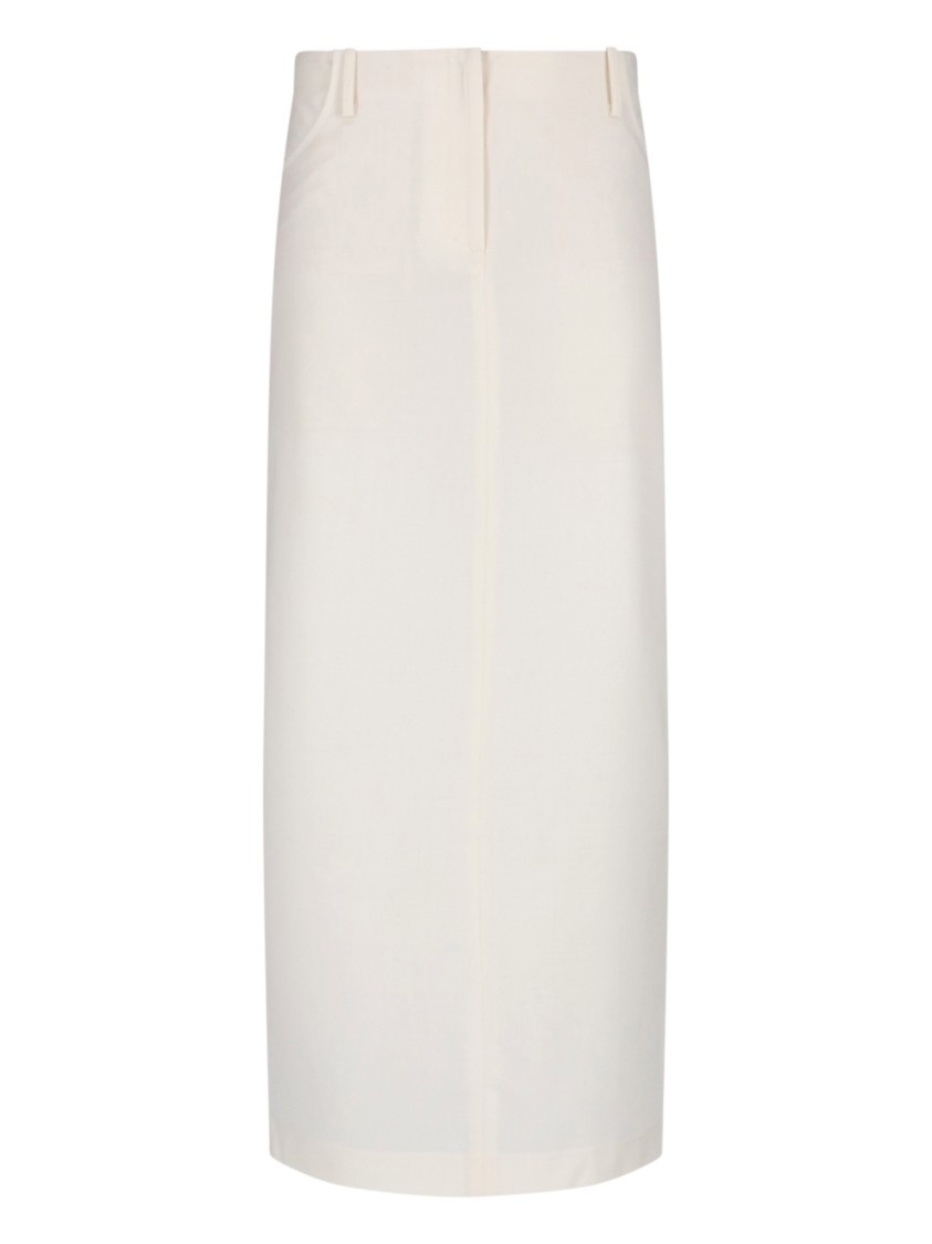 Aya Muse Knee Length And Midi Skirts In Neutral