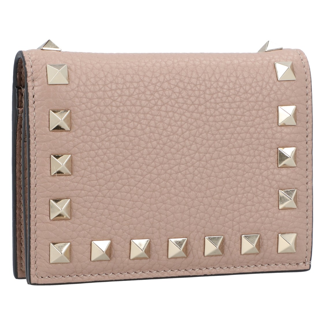 Valentino Rockstud Wallet In Pink