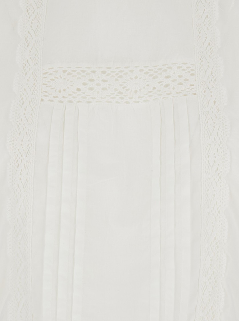 Shop Twinset Twin-set White Sweater With Mock Neck