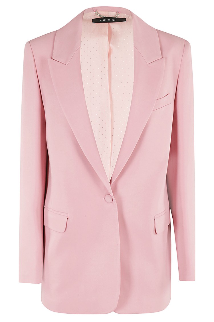 FEDERICA TOSI FEDERICA TOSI PEAKED LAPEL BLAZER