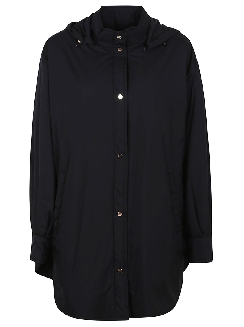 Herno Recycled Nylon Microfiber Parka With Removable Hood