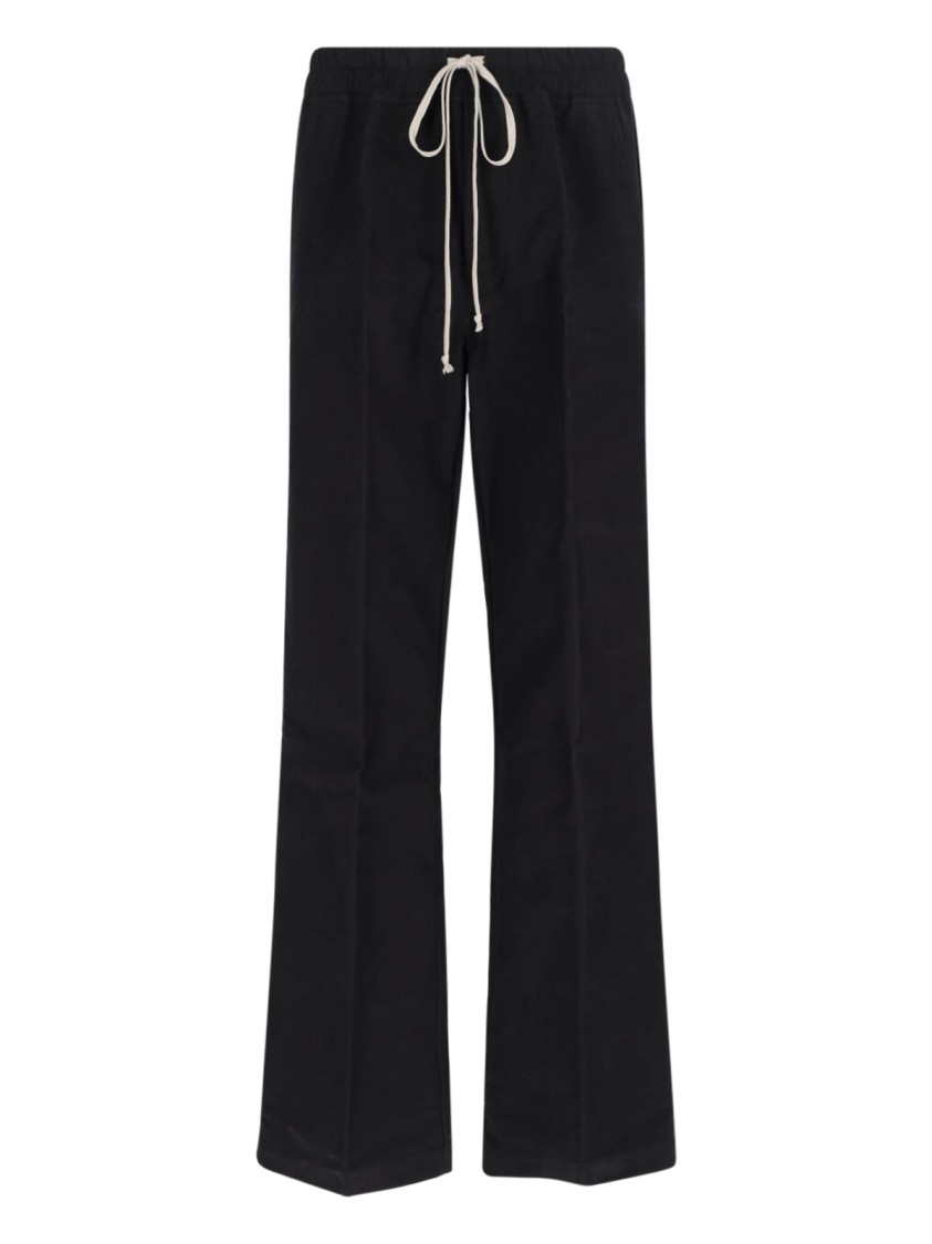 Rick Owens Straight Pants – Black