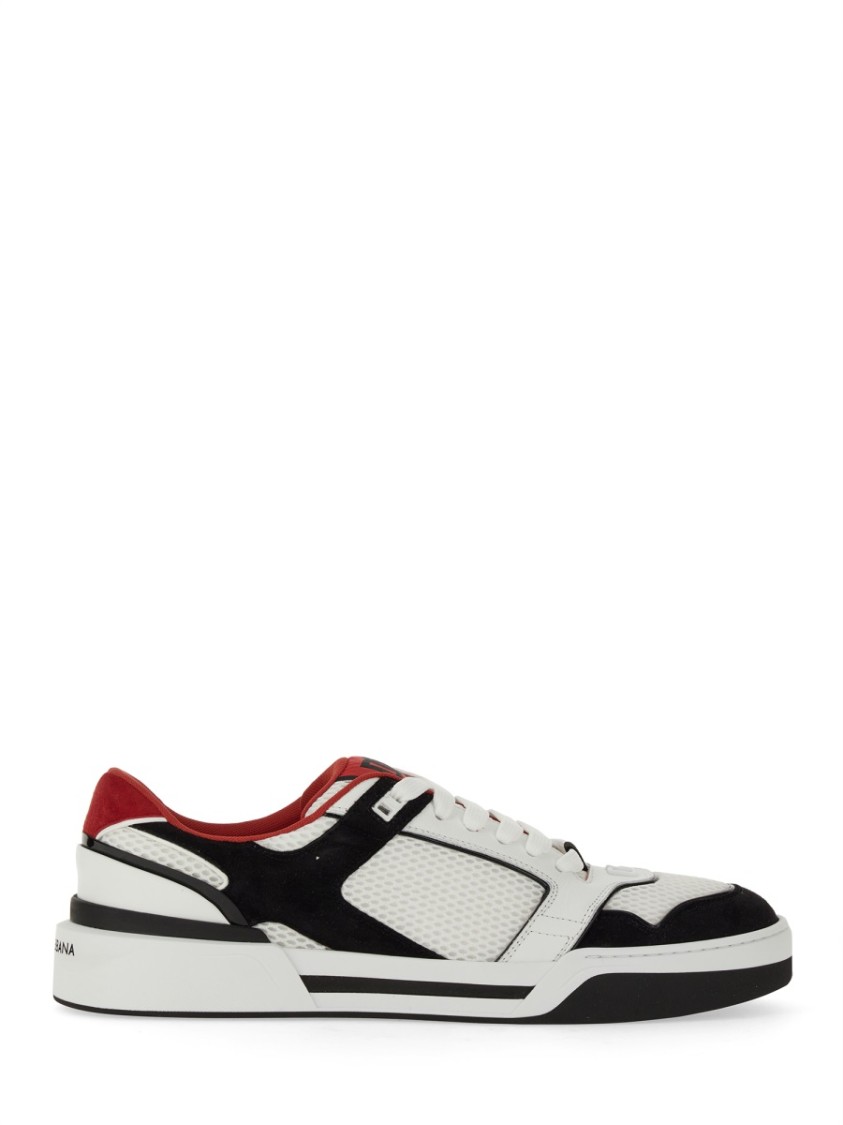 Dolce & Gabbana Modern Low-top Sneakers Contrasting Panels In White