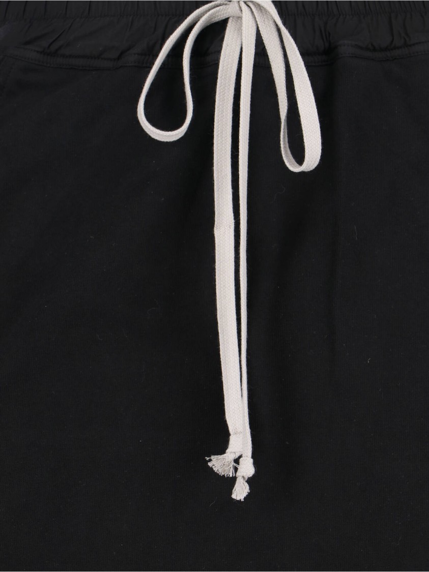 Rick Owens Drkshdw Drkshdw By Rick Owens Maxi Pencil Skirt With Draped Detail – Black In Black