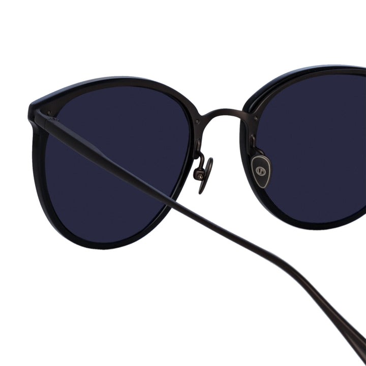Linda Farrow Calthorpe Oval Sunglasses In B