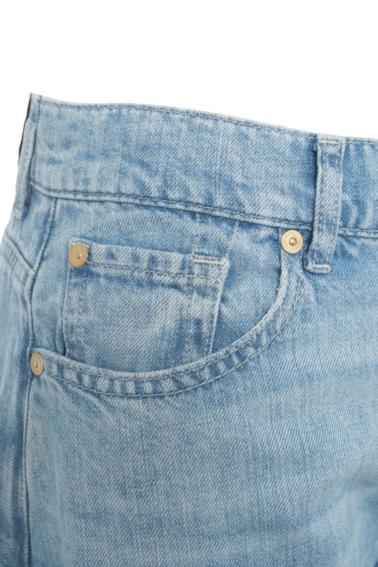 Shop 7 For All Mankind High-waisted Flared Wide Leg Jeans 'willow' In Blue