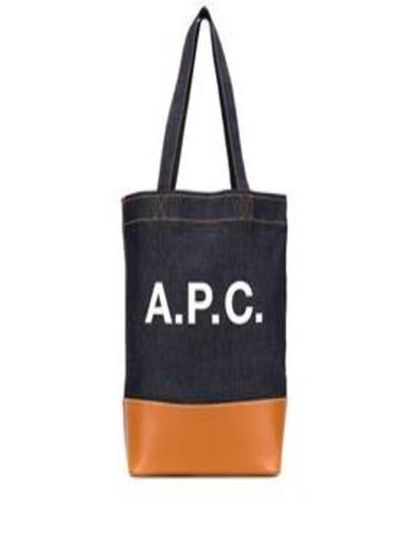 Apc A.p.c. Axel' Blue And Brown Handbag