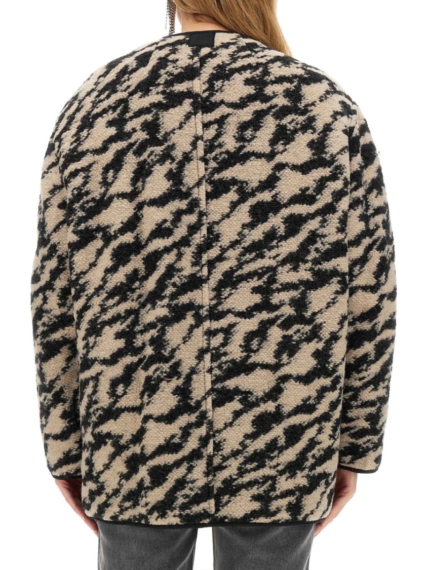 Isabel Marant Étoile Fernalia Cropped Coat In Multi