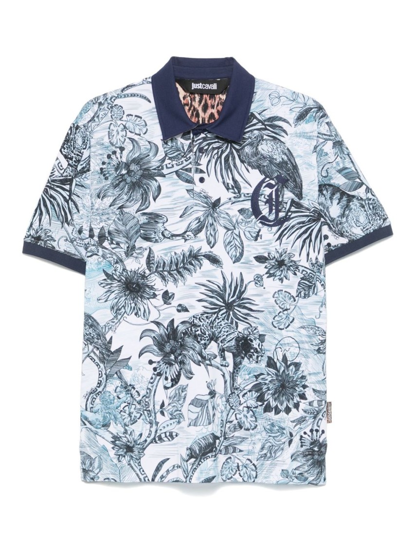 Just Cavalli Jungle Polo Shirt
