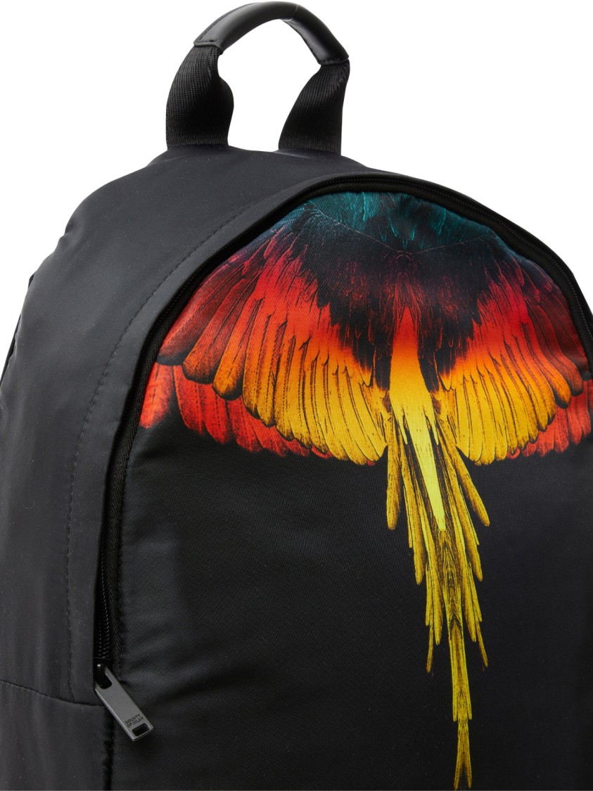 Marcelo Burlon County Of Milan Marcelo Burlon Icon Wings Logo Backpack In Black