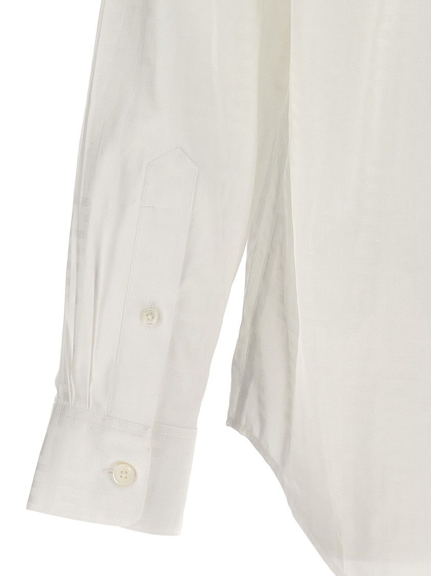 Givenchy Grey 4g Shirt In White