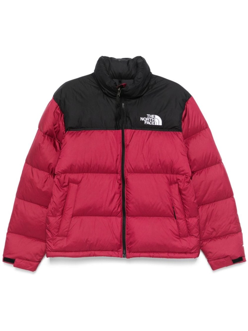 Shop The North Face Down Jacket With Logo In Red