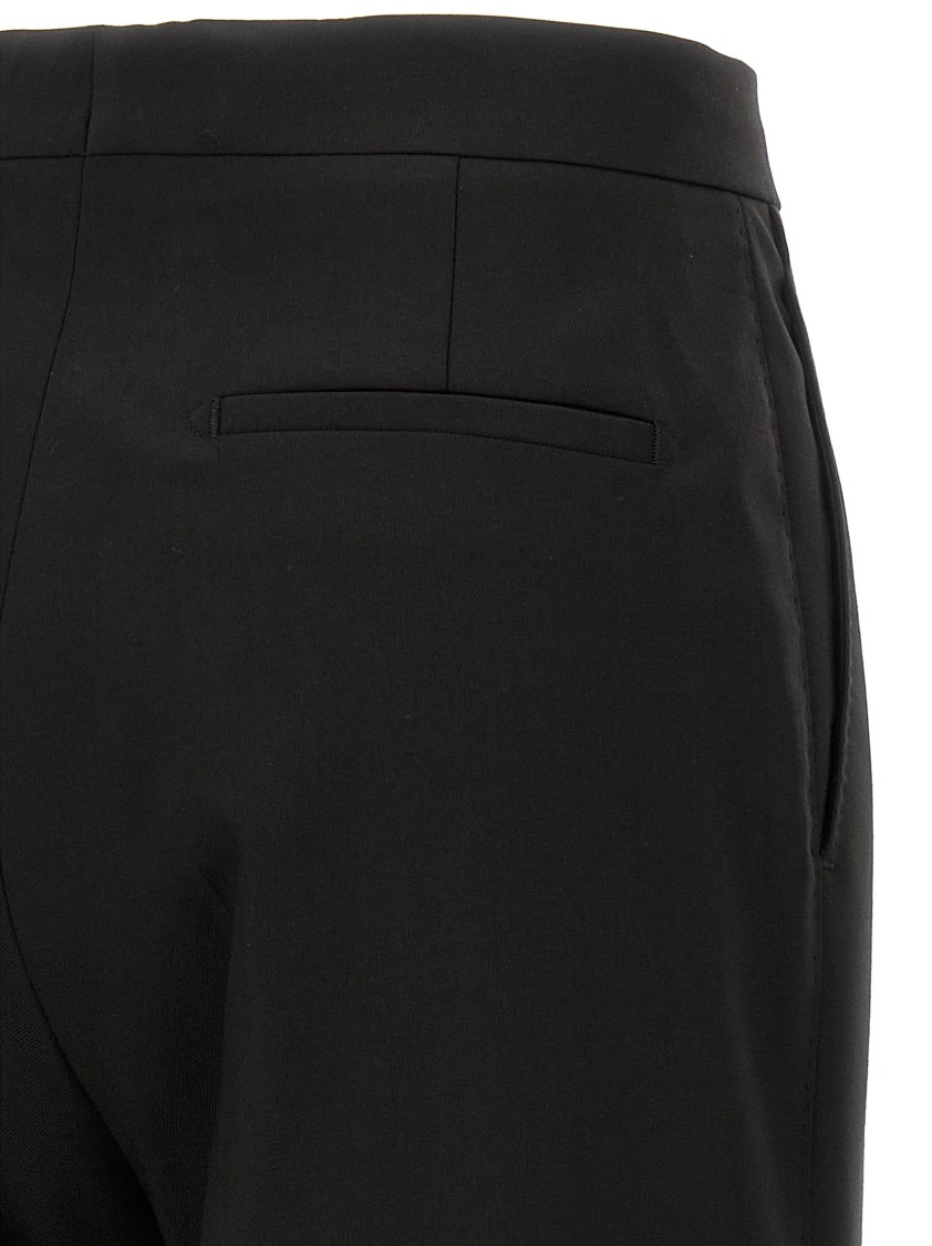 Tagliatore Double-breasted Wool Blend Suit With Tailored Trousers In Black