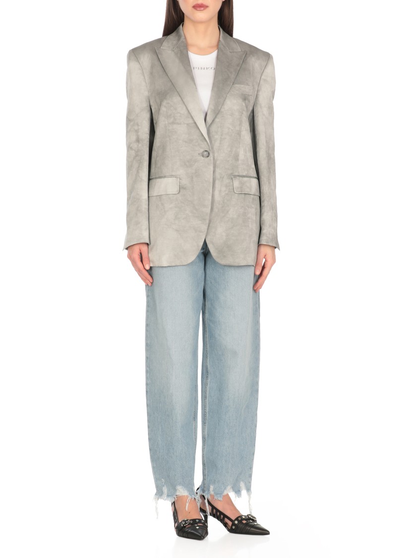Shop Pinko Grey For You Jacket