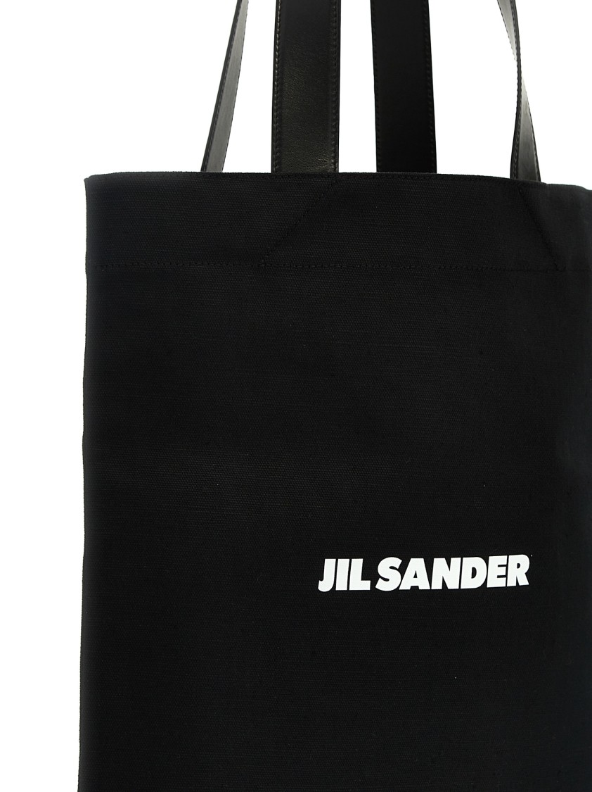 Jil Sander 'book Tote Md' Shopping Bag In Black